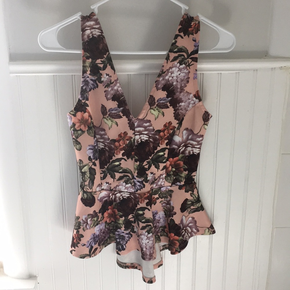 Charlotte Russe peplum top